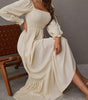 Robe Maxi Décolleté Carré pour Femmes