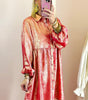 Robe Chemise Mini Métallique pour Femmes