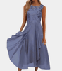 Robe Midi à Motif Floral pour Femmes