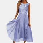 Robe Midi à Motif Floral pour Femmes