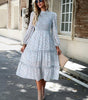 Robe Midi Imprimée Fleurie pour Femmes