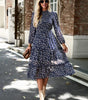 Robe Midi Imprimée Fleurie pour Femmes