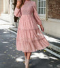 Robe Midi Imprimée Fleurie pour Femmes