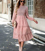 Robe Midi Imprimée Fleurie pour Femmes