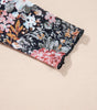 Robe Midi à Imprimé Floral et Col Montant pour Femmes