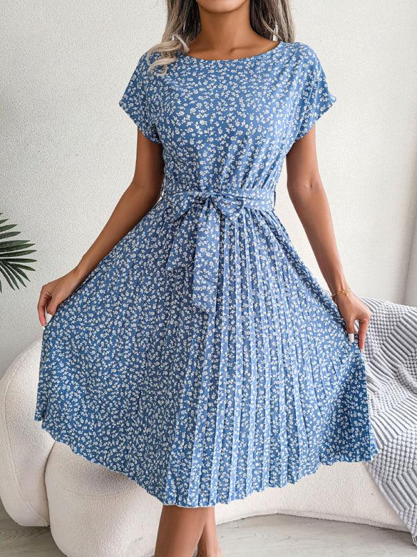 Robe Midi Imprimé Floral pour Femmes