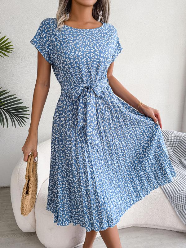 Robe Midi Imprimé Floral pour Femmes