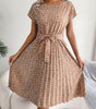 Robe Midi Imprimé Floral pour Femmes
