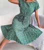 Robe Midi Imprimé Floral pour Femmes
