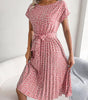 Robe Midi Imprimé Floral pour Femmes