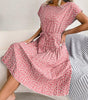 Robe Midi Imprimé Floral pour Femmes
