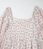 Robe Midi Imprimée Floral avec Volants pour Femmes