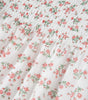Robe Midi Imprimée Floral avec Volants pour Femmes