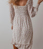 Robe Midi Imprimée Floral avec Volants pour Femmes