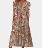 Robe Midi Imprimé Floral pour Femmes