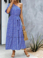 Robe Midi à Motif Géométrique pour Femmes