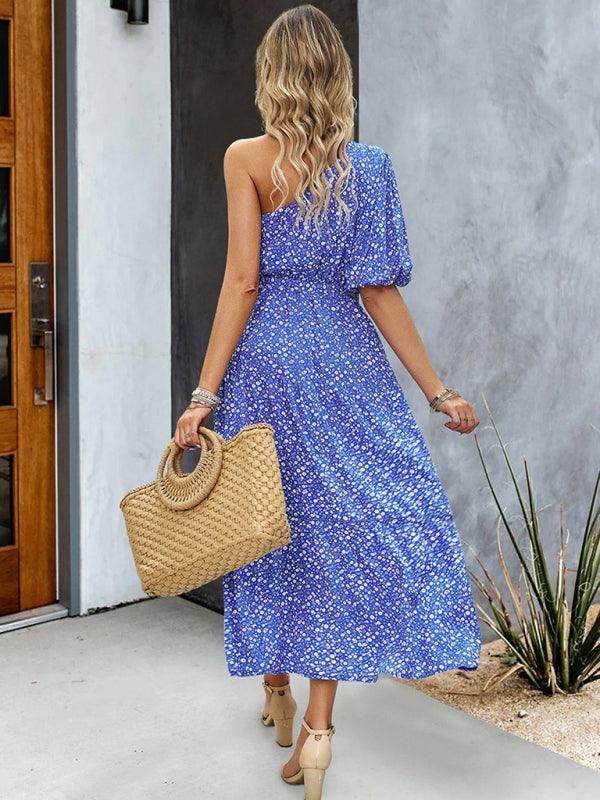 Robe Midi à Motif Géométrique pour Femmes
