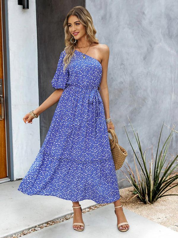 Robe Midi à Motif Géométrique pour Femmes
