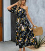 Robe Midi à Motif Géométrique pour Femmes
