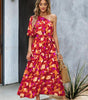 Robe Midi à Motif Géométrique pour Femmes