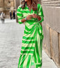 Robe Midi Rayée pour Femmes