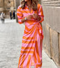 Robe Midi Rayée pour Femmes