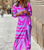 Robe Midi Rayée pour Femmes