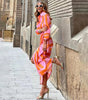 Robe Midi Rayée pour Femmes