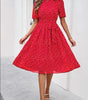 Robe Midi à Pois pour Femmes