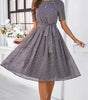 Robe Midi à Pois pour Femmes