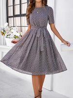Robe Midi à Pois pour Femmes