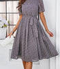 Robe Midi à Pois pour Femmes