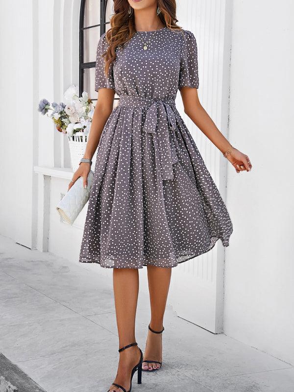 Robe Midi à Pois pour Femmes