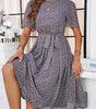 Robe Midi à Pois pour Femmes