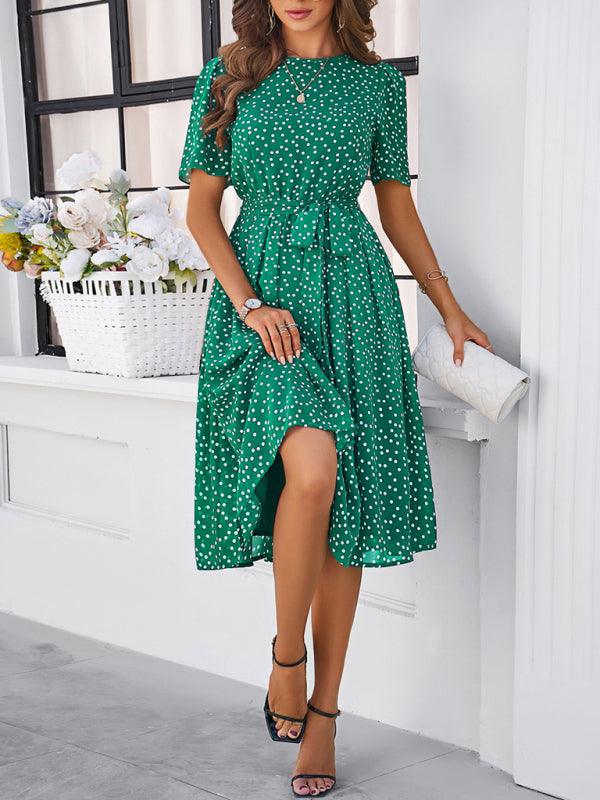 Robe Midi à Pois pour Femmes