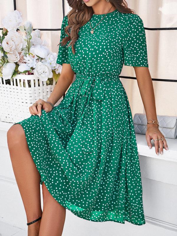 Robe Midi à Pois pour Femmes