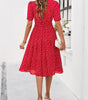 Robe Midi à Pois pour Femmes