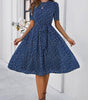 Robe Midi à Pois pour Femmes