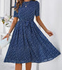 Robe Midi à Pois pour Femmes