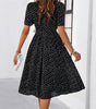 Robe Midi à Pois pour Femmes