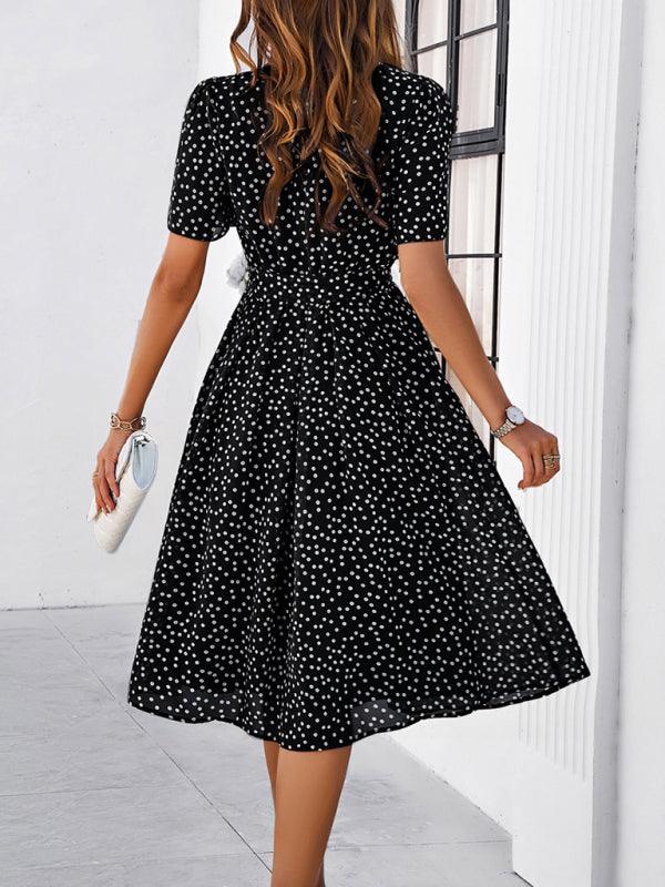 Robe Midi à Pois pour Femmes
