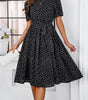 Robe Midi à Pois pour Femmes