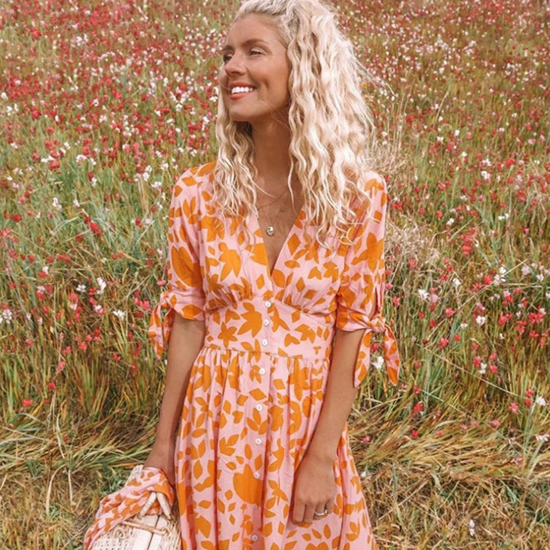 Robe Midi Élégante pour Femmes