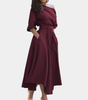 Robe Midi à Ceinture pour Femmes