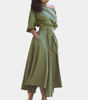 Robe Midi à Ceinture pour Femmes