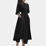 Robe Midi à Ceinture pour Femmes
