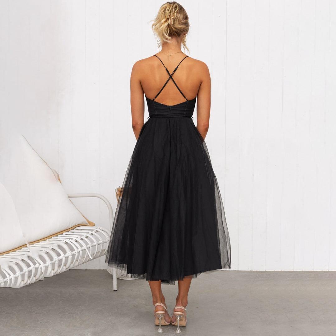 Robe Midi en Tulle pour Femmes