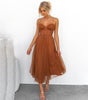 Robe Midi en Tulle pour Femmes