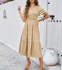 Robe Midi Décolleté en V pour Femmes