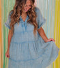 Robe Crinkle Minéral pour Femmes